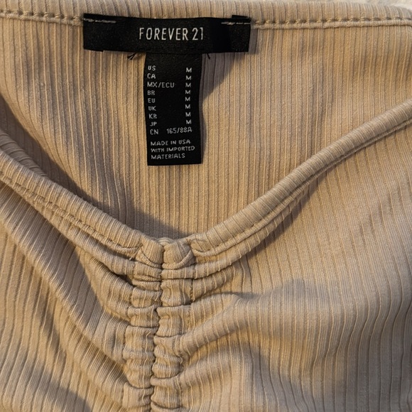 Forever 21 tan crop top - Picture 2 of 2